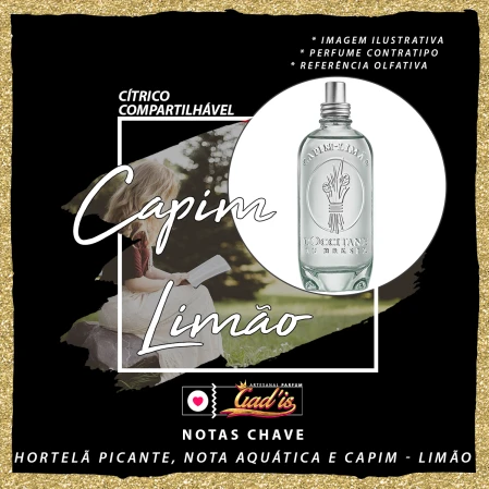 Perfume Similar Gadis 989 Inspirado em Capim-Limão Contratipo